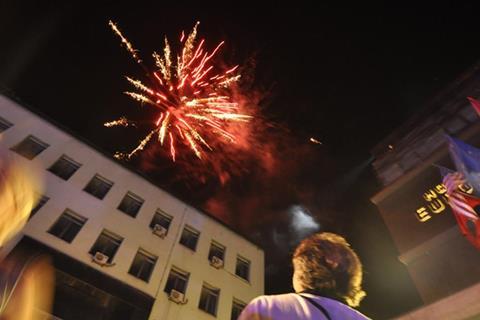 Firework, Festival Opening Gala Reception, Hotel Europe, 20th Sarajevo Film Festival, 2014